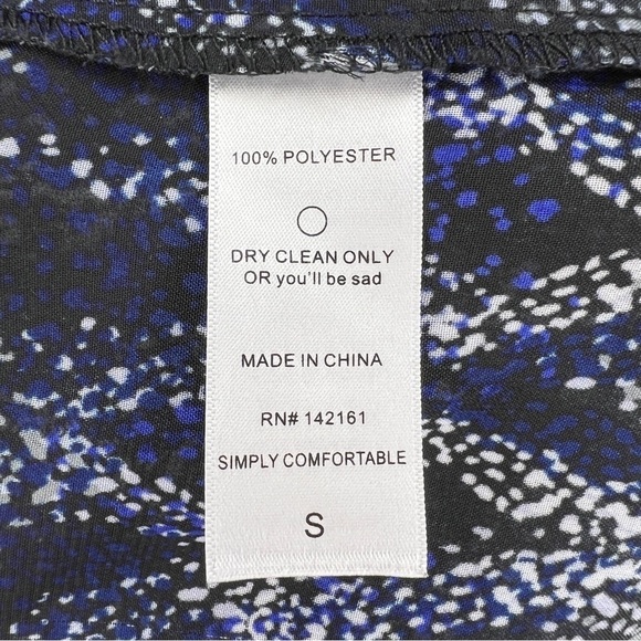 NEW SMALL LULAROE BLUE WHITE SHRUG SHAWL FRINGE ACCENT BOHEMIAN BOHO KIMONO - Picture 5 of 9